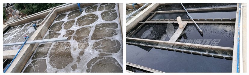 圖為化妝品廢水處理工程現(xiàn)場 圖為化妝品廢水處理工程現(xiàn)場